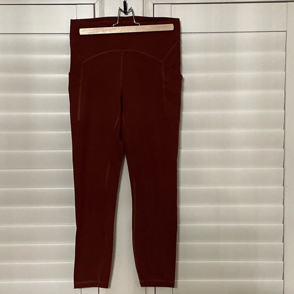 lululemon athletica Red Leggings